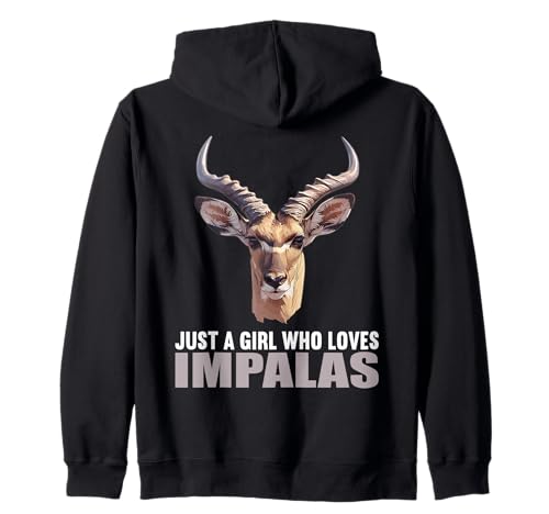 Just a Girl who Loves Impalas Impala Kapuzenjacke Just a Girl who Loves Impalas Impala Kapuzenjacke von Impalas Impala Tier Shop