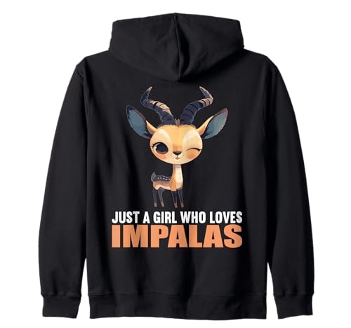 Just a Girl who Loves Impalas Impala Kapuzenjacke von Impalas Impala Tier Shop