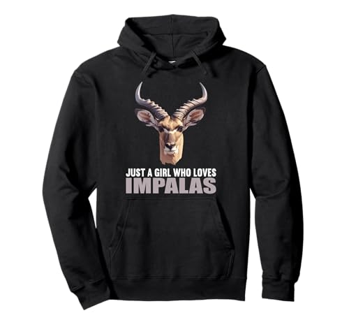 Just a Girl who Loves Impalas Impala Pullover Hoodie von Impalas Impala Tier Shop