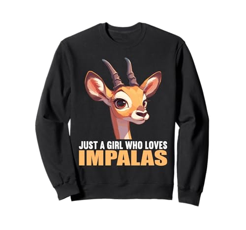 Just a Girl who Loves Impalas Impala Sweatshirt von Impalas Impala Tier Shop