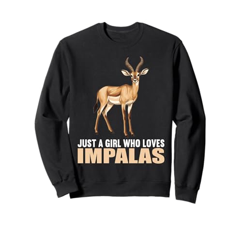 Just a Girl who Loves Impalas Impala Sweatshirt Just a Girl who Loves Impalas Impala Sweatshirt von Impalas Impala Tier Shop