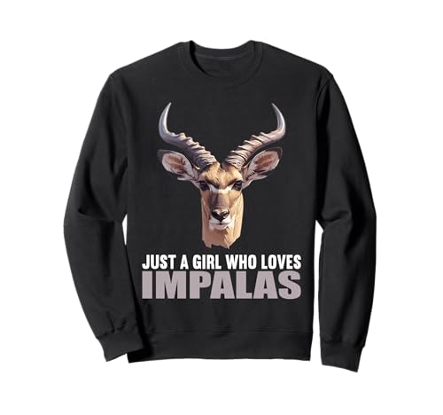 Just a Girl who Loves Impalas Impala Sweatshirt Just a Girl who Loves Impalas Impala Sweatshirt von Impalas Impala Tier Shop