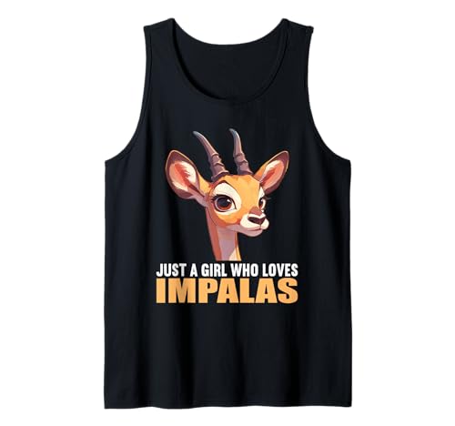 Just a Girl who Loves Impalas Impala Tank Top Just a Girl who Loves Impalas Impala Tank Top von Impalas Impala Tier Shop