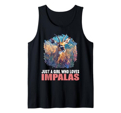 Just a Girl who Loves Impalas Impala Tank Top von Impalas Impala Tier Shop