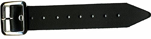 Kilt-Gürtelverlängerung für Herren, schwarz, 3,2 cm breit, echtes Leder, Kiltverlängerung, Lederriemen, Schwarz , 1 Kilt Belt von Imperial Kilt Products