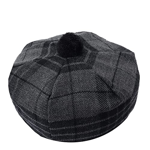 Scottish Traditional Tam o' Shatner Acryl Wolle Tammy Hut Pom Pom One Size Various Tartans Barett Balmoral Flat Kilt Bonnet Jimmy Hats Flat Cap, Grey Watch Night Tartan, L/XL Scottish Traditional Tam o' Shatner Acryl Wolle Tammy Hut Pom Pom One Size Various Tartans Barett Balmoral Flat Kilt Bonnet Jimmy Hats Flat Cap, Grey Watch Night Tartan, L/XL von Imperial Kilt Products