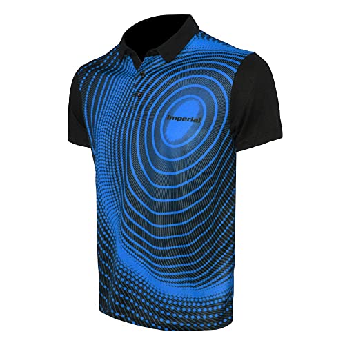 Imperial Shirt F-7 (blau - L) | - Funktionsfaser Tischtennis Shirt | Tischtennis Trikot | Tischtennis Hemd | TT-Spezial - Schütt Tischtennis von Imperial