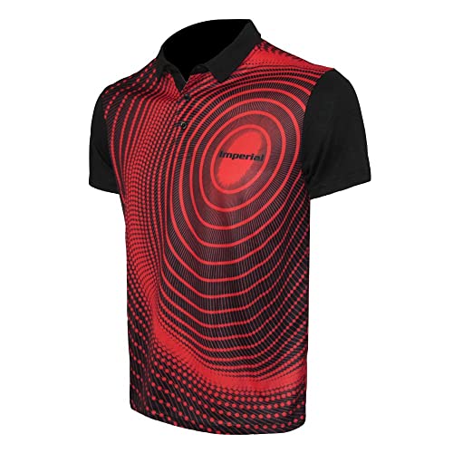Imperial Shirt F-7 (rot - XXL) | - Funktionsfaser Tischtennis Shirt | Tischtennis Trikot | Tischtennis Hemd | TT-Spezial - Schütt Tischtennis von Imperial