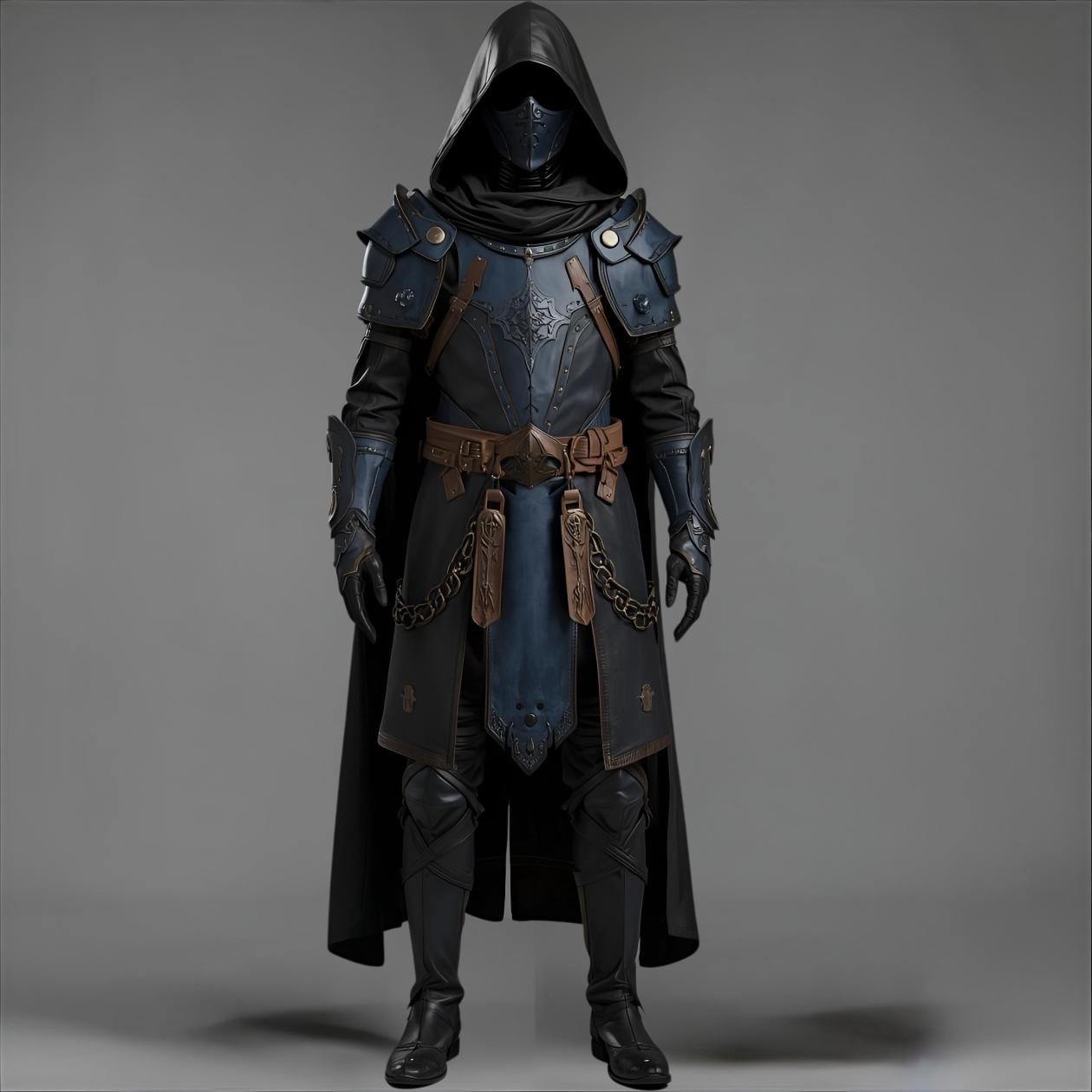 Hooded Cosplay Leather Armor Coat & Cloak - Handmade Medieval Costume Outfit With Tactical Details Hooded Cosplay Leather Armor Coat & Cloak - Handmade Medieval Costume Outfit With Tactical Details von ImperialSkin