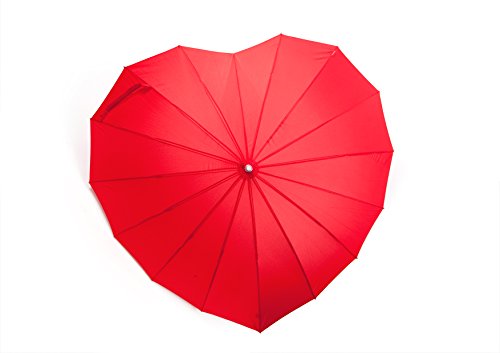 Impliva Regenschirm Stockschirm Herz rot von Impliva