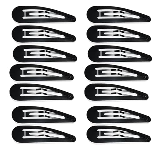 50 Stück Haarspangen Schwarz,Haarspange,Hair Clips for Girls, Haar Clips Metall,Haarschmuck Hairclips,Kinder Haarklammern von Impoditiongs