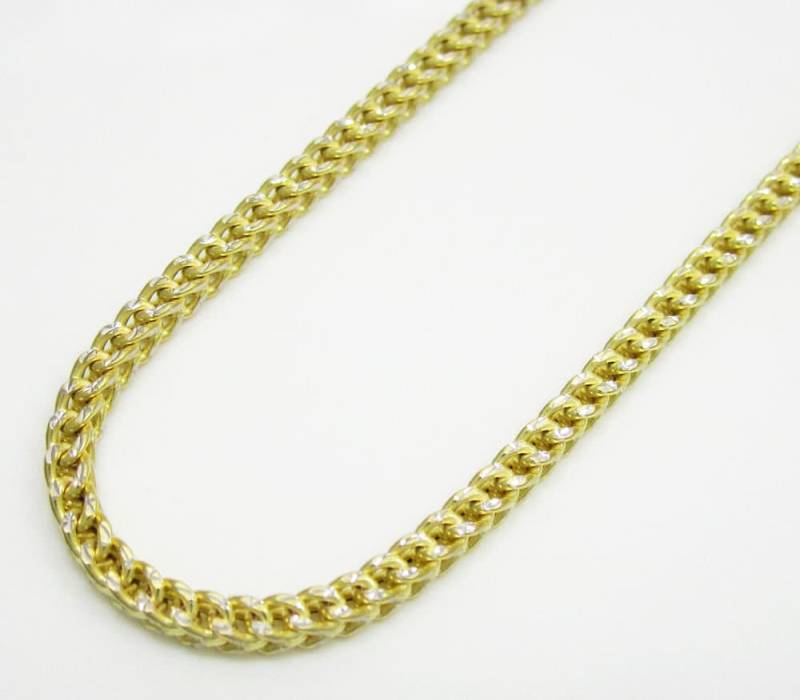 3.60Gr 2, 30mm 10K Gelb Echt Gold Hohl Franco Box Knöchel Armband Diamantschliff von ImpressedJewelry1