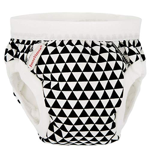 Imsevimse Trainers Trainer Windeln Hosen Trinity Schwarz Weiss (L 9-12kg) von Imsevimse