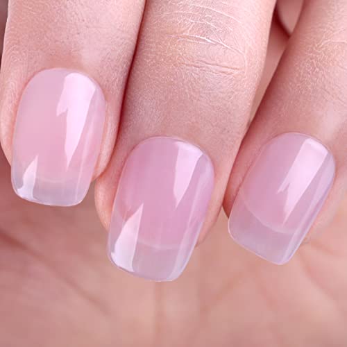 UV Nagellack Natur Violet, 15ml Gel Nagellack Clear Serie Farbe UV LED Gellack Ablösbarer, Gel Nail Polish von Imtiti