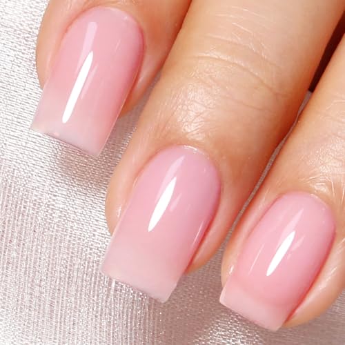 Imtiti Gel-Nagellack, 15 ml, Jelly Light Pink, durchscheinend, Gel, Geschenk für Frauen, Soak Off, UV, LED von Imtiti