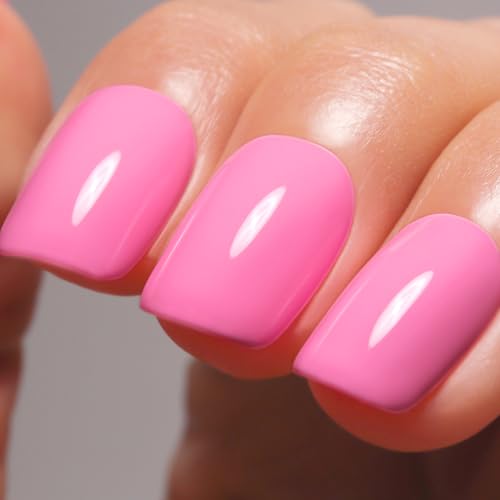 Imtiti Gel Nagellack, 1Pcs 15ml Deep Pink Color Gel Polish Soak Off LED Nail Polish Gel Nail Art Design Manicure Salon DIY at Home von Imtiti