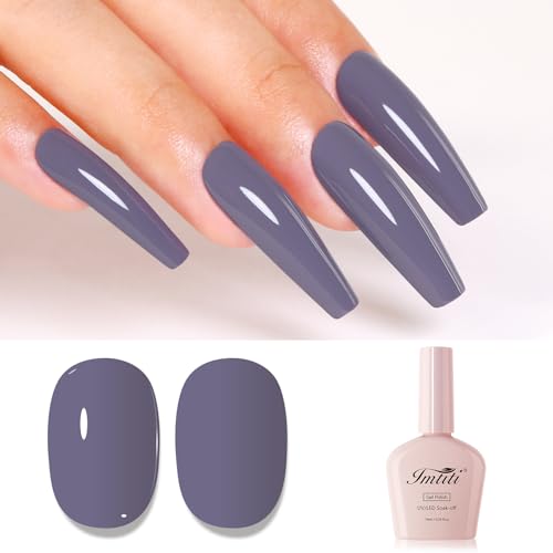Imtiti Grau UV Nagellack, Grau Lila UV Gel Nagellack Soak Off Led Gel Nail Polish Herbst Winter Gel Nagellack DIY Nagel Kunst Starter Maniküre Salon Gellack Kit 10ML Imtiti Grau UV Nagellack, Grau Lila UV Gel Nagellack Soak Off Led Gel Nail Polish Herbst Winter Gel Nagellack DIY Nagel Kunst Starter Maniküre Salon Gellack Kit 10ML von Imtiti