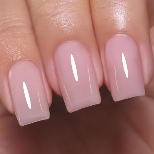 Imtiti Jelly UV Nagellack, Nackt Neutral Transparent UV Gel Nagellack Frühling Sommer Gelee Gel Nail Polish Soak Off Led DIY Nagel Kunst Starter Maniküre Salon 10ML von Imtiti