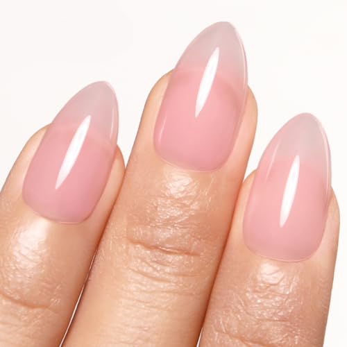 Imtiti Jelly UV Nagellack, 15ML Nude Rosa Transparent UV Gel Nagellack Soak Off UV Led Gelee Gel Nail Polish Frühling Sommer Jelly Gel Nagellack für Nagelkunst Maniküre Design von Imtiti