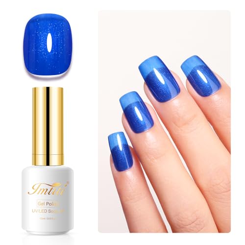 Imtiti Pearl UV Nagellack, 15ML Tief Blau Shell Schimmer Gel Nagellack Mermaid Perlmutt Schimmer Gel Nail Polish Schillernder Perlglanz Gellack Soak Off UV Led Imtiti Pearl UV Nagellack, 15ML Tief Blau Shell Schimmer Gel Nagellack Mermaid Perlmutt Schimmer Gel Nail Polish Schillernder Perlglanz Gellack Soak Off UV Led von Imtiti