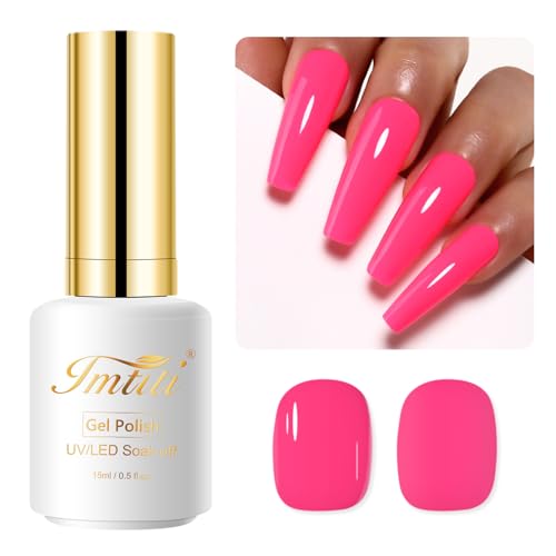 Imtiti Rosa UV Nagellack, 15ML Neon Rosa UV Gel Nagellack Soak Off Led Gel Nail Polish Frühling Sommer Gel Nagellack DIY Nagel Kunst Starter Maniküre Salon Gellack UV Kit Imtiti Rosa UV Nagellack, 15ML Neon Rosa UV Gel Nagellack Soak Off Led Gel Nail Polish Frühling Sommer Gel Nagellack DIY Nagel Kunst Starter Maniküre Salon Gellack UV Kit von Imtiti