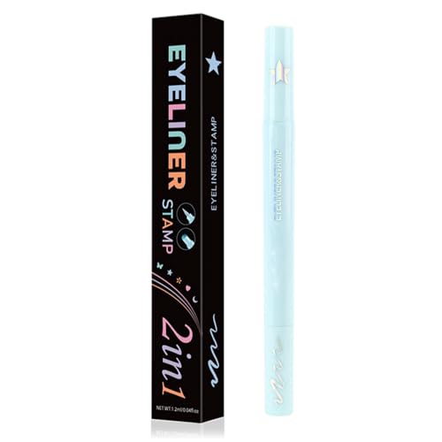 Doppelköpfig Flüssiges Eyeliner Stempel Stift, Bunte Eyeliner, Wasserfester, Wischfest Lazy Langlebiges Eye Liner, Langlebiger Eyeliner-Stift, Für Festival-Make-up Für Frauen Und Mädchen von Imtrub