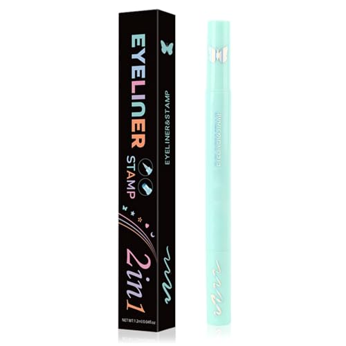 Doppelköpfig Flüssiges Eyeliner Stempel Stift, Bunte Eyeliner, Wasserfester, Wischfest Lazy Langlebiges Eye Liner, Langlebiger Eyeliner-Stift, Für Festival-Make-up Für Frauen Und Mädchen von Imtrub