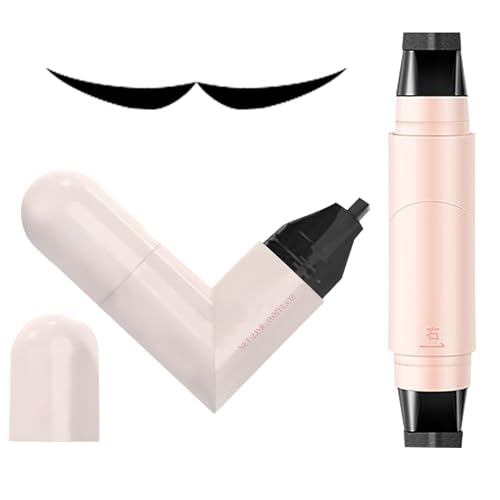 Imtrub Make-up Augenwinkel Stempel | 2-Spitzen Augenwinkel-Flügel-Stempel Für Make-up-Anwendung | Cremiges Gel Wasserdichter Alltag Schablone Für Verabredung Reise Hochzeit von Imtrub