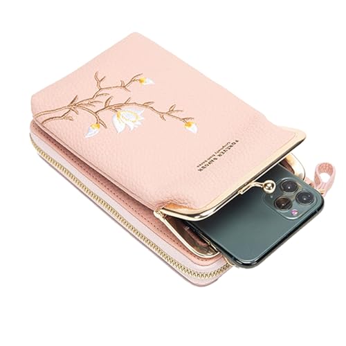 Imtrub Mini Sling Bag,Minitasche Schultertasche Damen - Praktische Handytasche Mit Mehreren Fächern Für Alltag Freizeit Reise Outdoor Urlaub von Imtrub