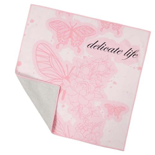 Imtrub Wickeltuch, Schminktasche aus Stoff | Selbstklebende Make-up-Tasche, Kosmetiktasche,Multifunktionales Kamera-Wickeltuch, Kulturbeutel, Make-up-Aufbewahrungsorganisator für Frauen und Mädchen von Imtrub