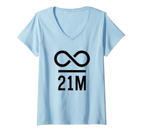 Damen Bitcoin 21 Millionen BTC Crypto Currency Investor Trader T-Shirt mit V-Ausschnitt Damen Bitcoin 21 Millionen BTC Crypto Currency Investor Trader T-Shirt mit V-Ausschnitt von In Crypto We Trust - Bitcoin Apparel & Gifts