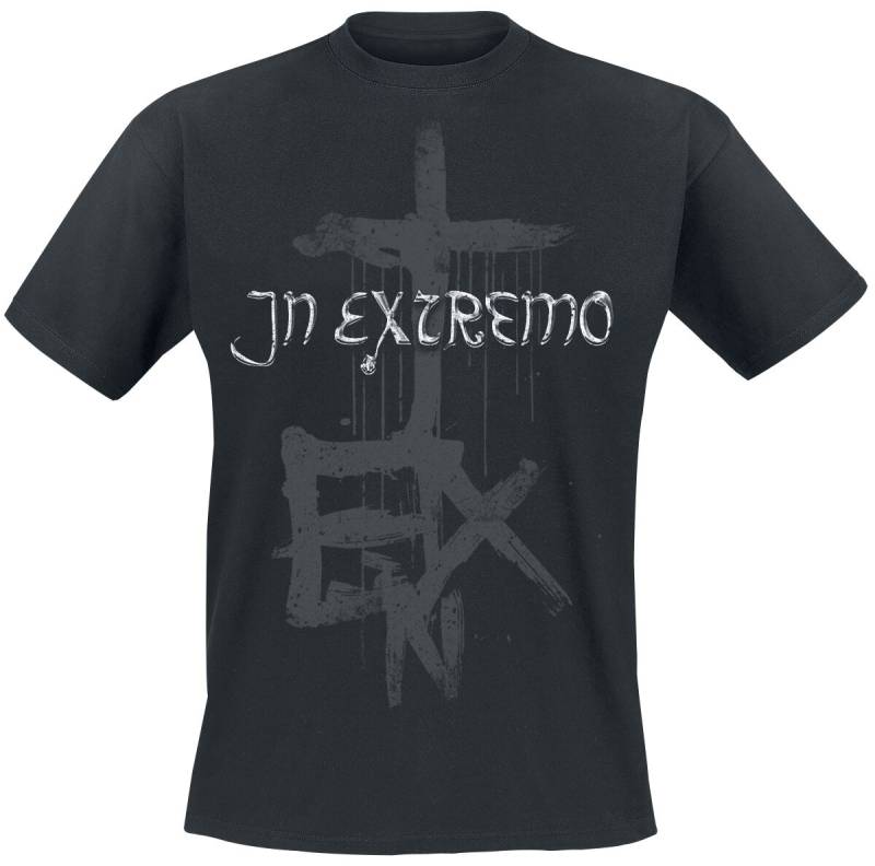 In Extremo Schwarzkreuz T-Shirt schwarz in 3XL von In Extremo