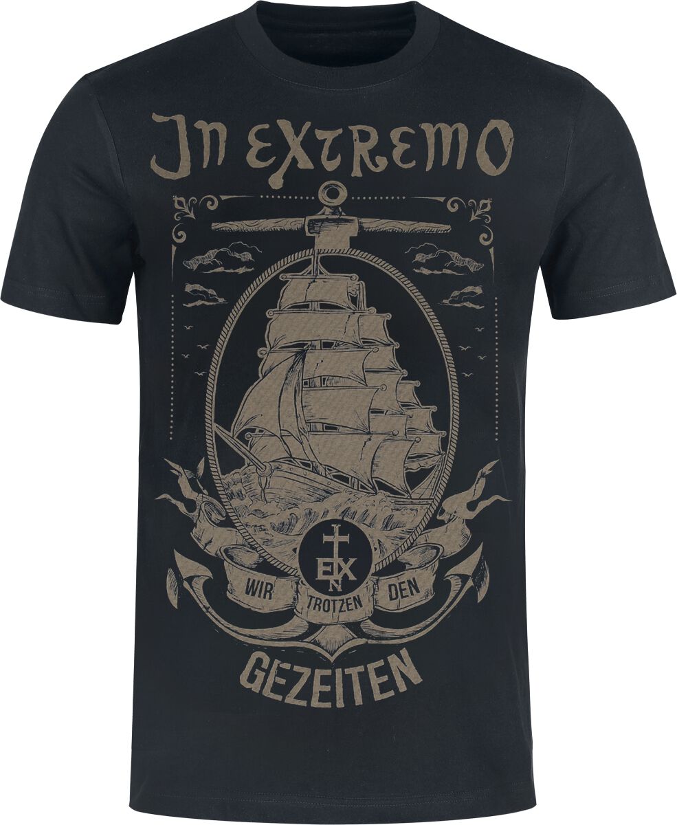 In Extremo T-Shirt - Gezeiten - S bis 3XL - für Männer - Größe M - schwarz  - Lizenziertes Merchandise! von In Extremo