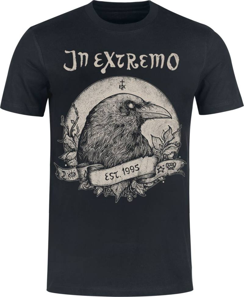 In Extremo T-Shirt - Rabe - S bis 3XL - für Männer - Größe XL - schwarz  - Lizenziertes Merchandise! von In Extremo