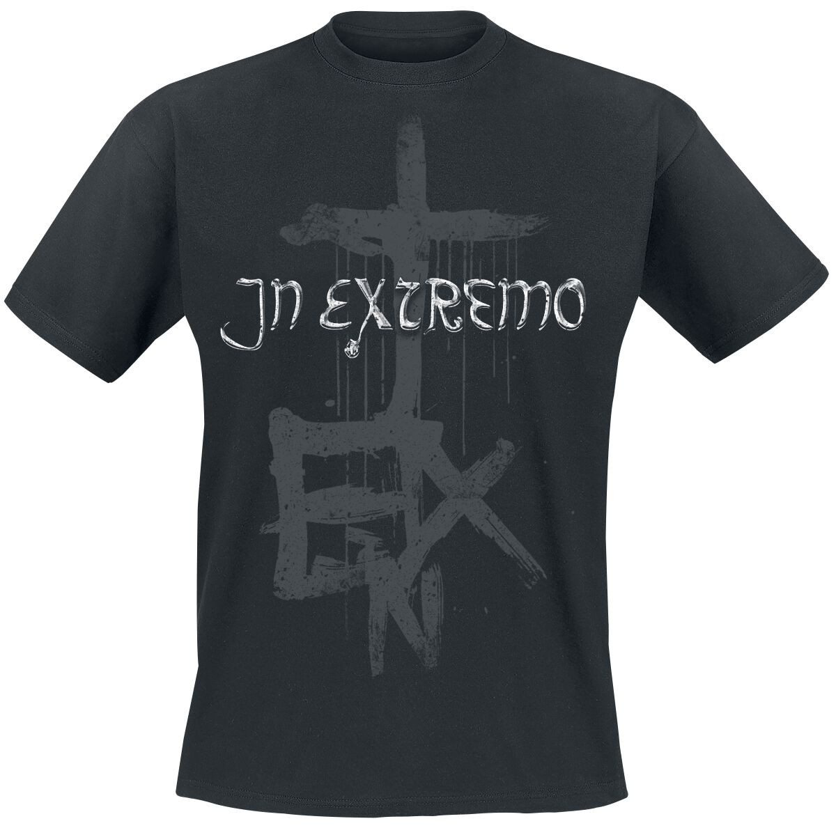 In Extremo T-Shirt - Schwarzkreuz - S bis 3XL - für Männer - Größe XXL - schwarz  - Lizenziertes Merchandise! von In Extremo