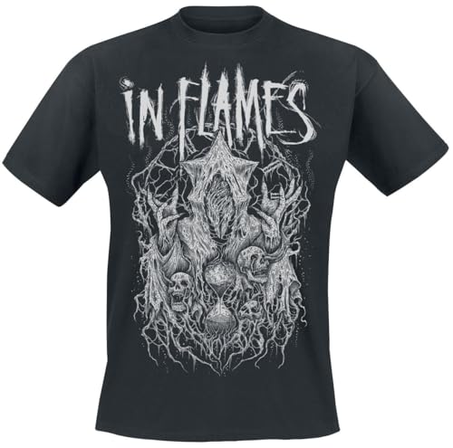 In Flames Buried Time Männer T-Shirt schwarz 3XL 100% Baumwolle Band-Merch, Bands von In Flames