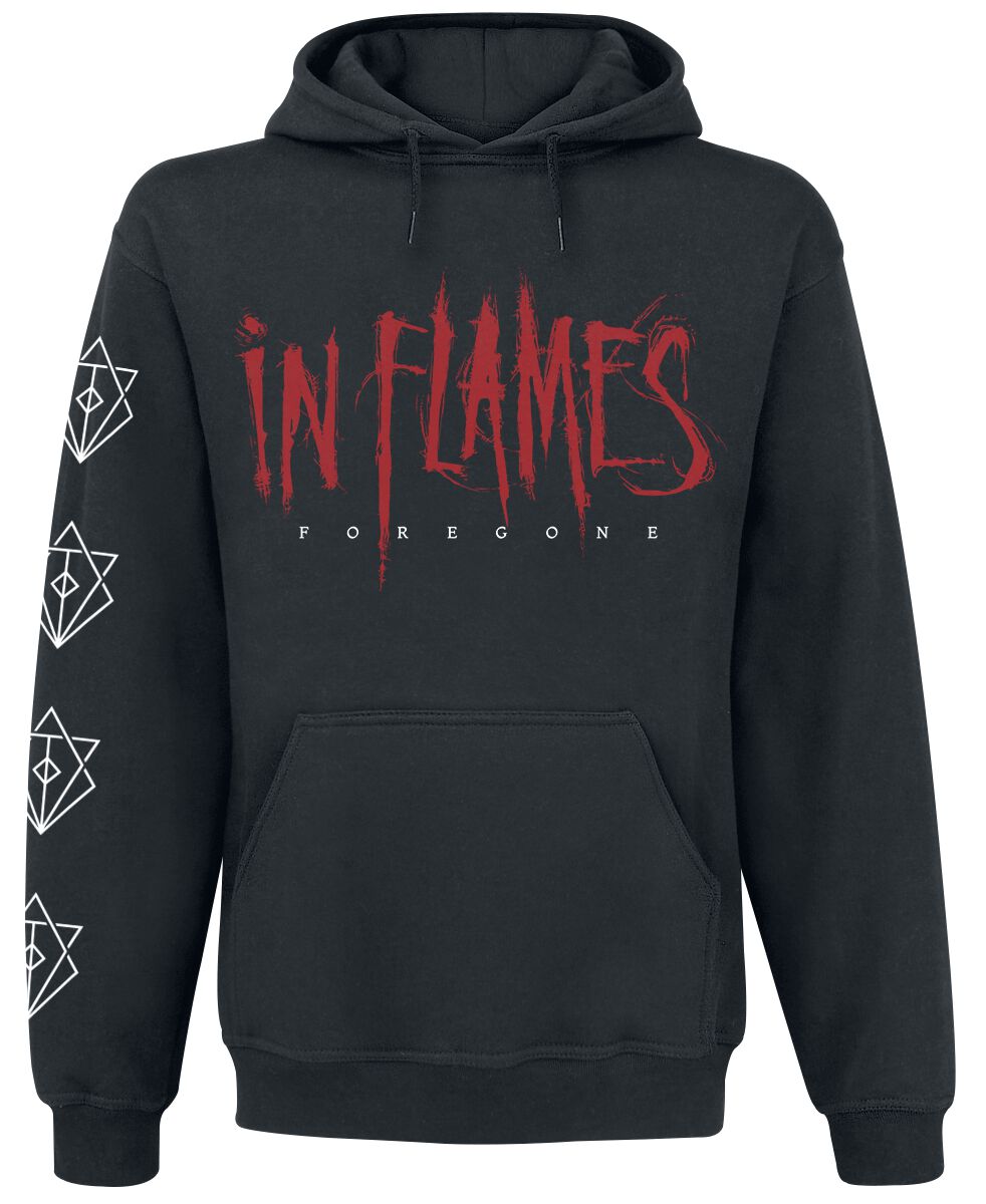 In Flames Foregone Cover Kapuzenpullover schwarz in S von In Flames