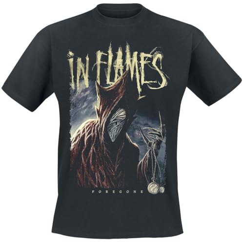 In Flames Foregone Männer T-Shirt schwarz L 100% Baumwolle Band-Merch, Bands von In Flames