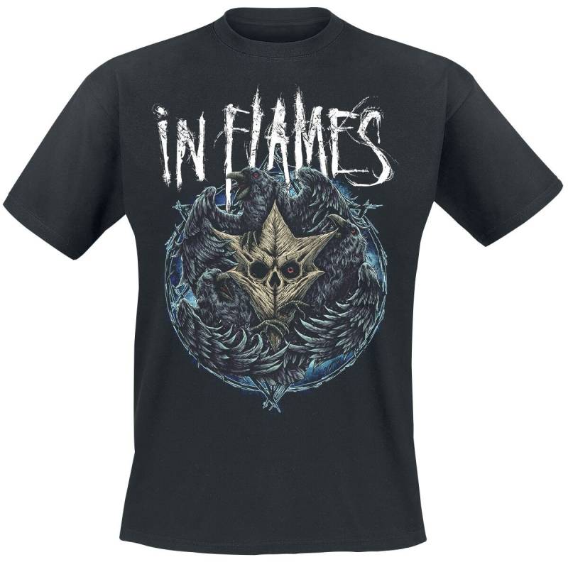 In Flames Jesterhead Raven T-Shirt schwarz in M von In Flames