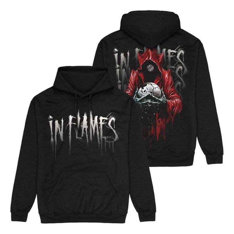 In Flames Kapuzenpullover - Jester Drip - M bis 3XL - für Männer - Größe XL - schwarz  - Lizenziertes Merchandise! von In Flames