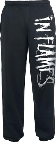 In Flames Logo Männer Trainingshose schwarz M 80% Baumwolle, 20% Polyester Band-Merch, Bands von In Flames