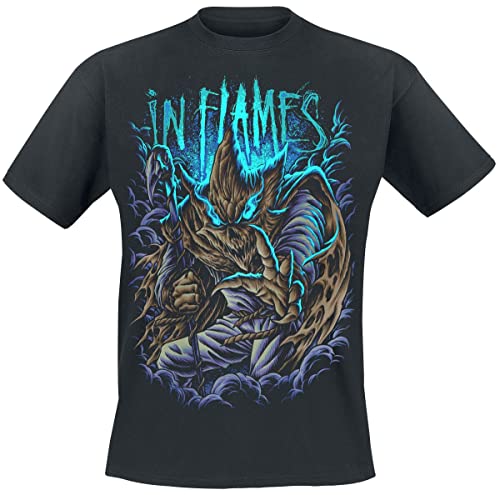 In Flames Out of Hell Männer T-Shirt schwarz L 100% Baumwolle Band-Merch, Bands von In Flames