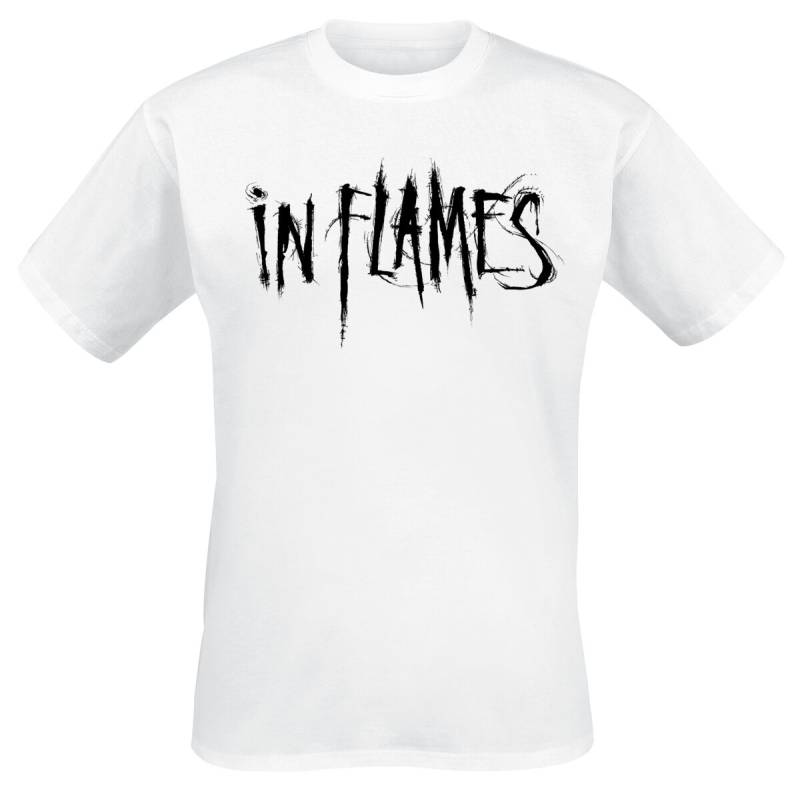 In Flames T-Shirt - Buried Time - S bis 3XL - für Männer - Größe M - weiß  - Lizenziertes Merchandise! von In Flames
