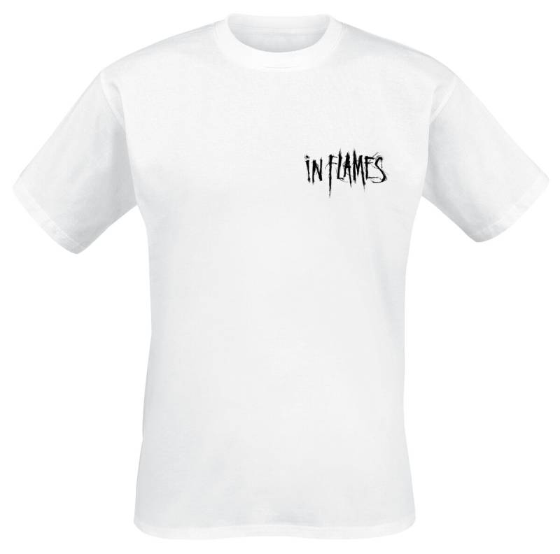 In Flames T-Shirt - Countdown - S bis 3XL - für Männer - Größe 3XL - weiß  - Lizenziertes Merchandise! von In Flames