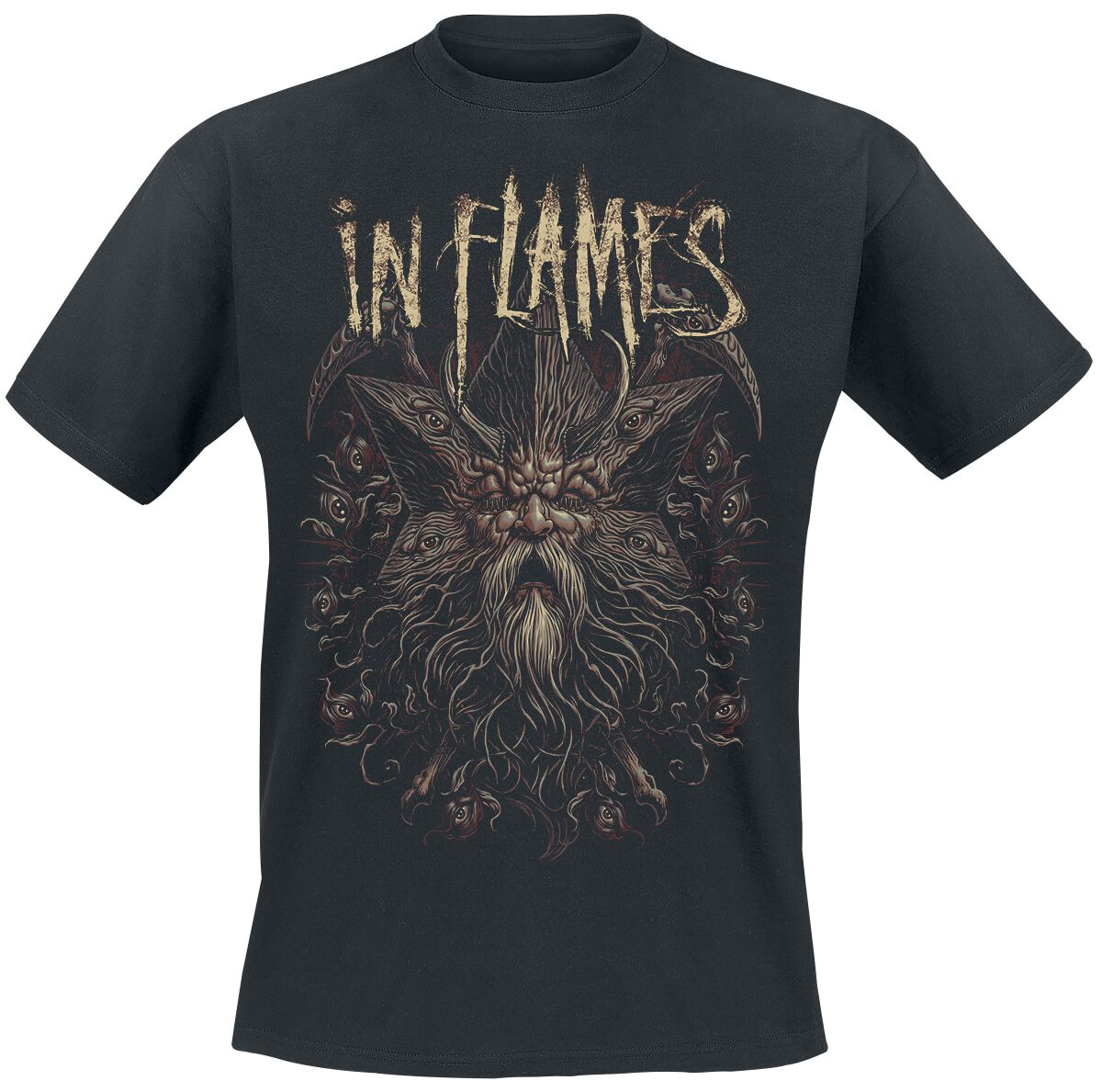 In Flames T-Shirt - Eternal Life - S bis 3XL - für Männer - Größe M - schwarz  - Lizenziertes Merchandise! von In Flames