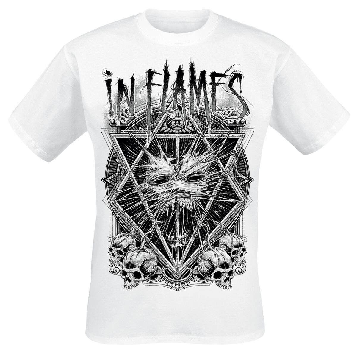 In Flames T-Shirt - I´m Your Soul - S bis 3XL - für Männer - Größe XXL - weiß  - Lizenziertes Merchandise! von In Flames