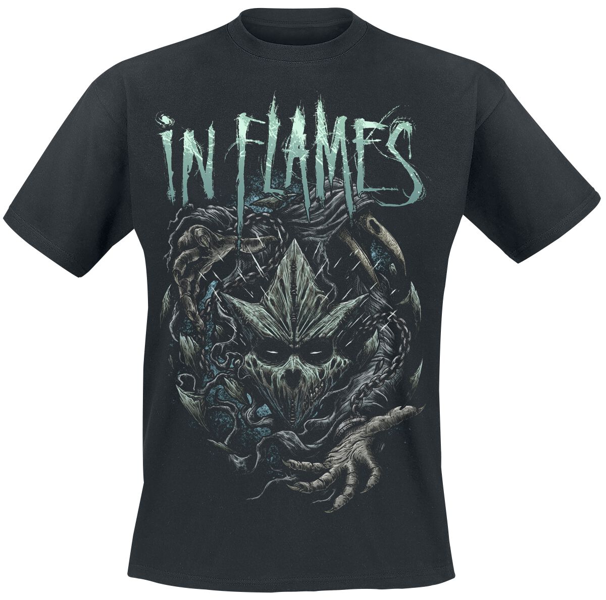 In Flames T-Shirt - In Chains We Trust - S bis 3XL - für Männer - Größe 3XL - schwarz  - Lizenziertes Merchandise! von In Flames