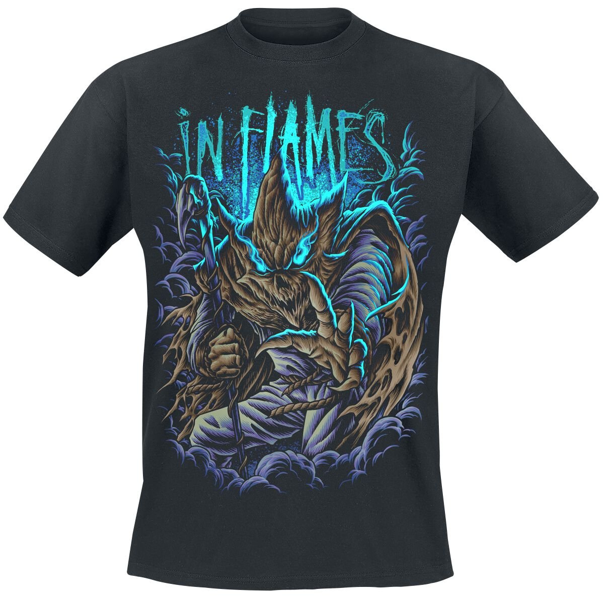 In Flames T-Shirt - Out Of Hell - S bis 3XL - für Männer - Größe M - schwarz  - Lizenziertes Merchandise! von In Flames