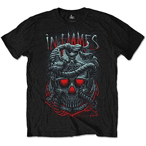 In Flames T Shirt Through Oblivion Nue Band Logo offiziell Herren von In Flames