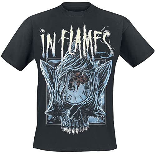 In Flames The Great Deceiver Männer T-Shirt schwarz L 100% Baumwolle Band-Merch, Bands von In Flames